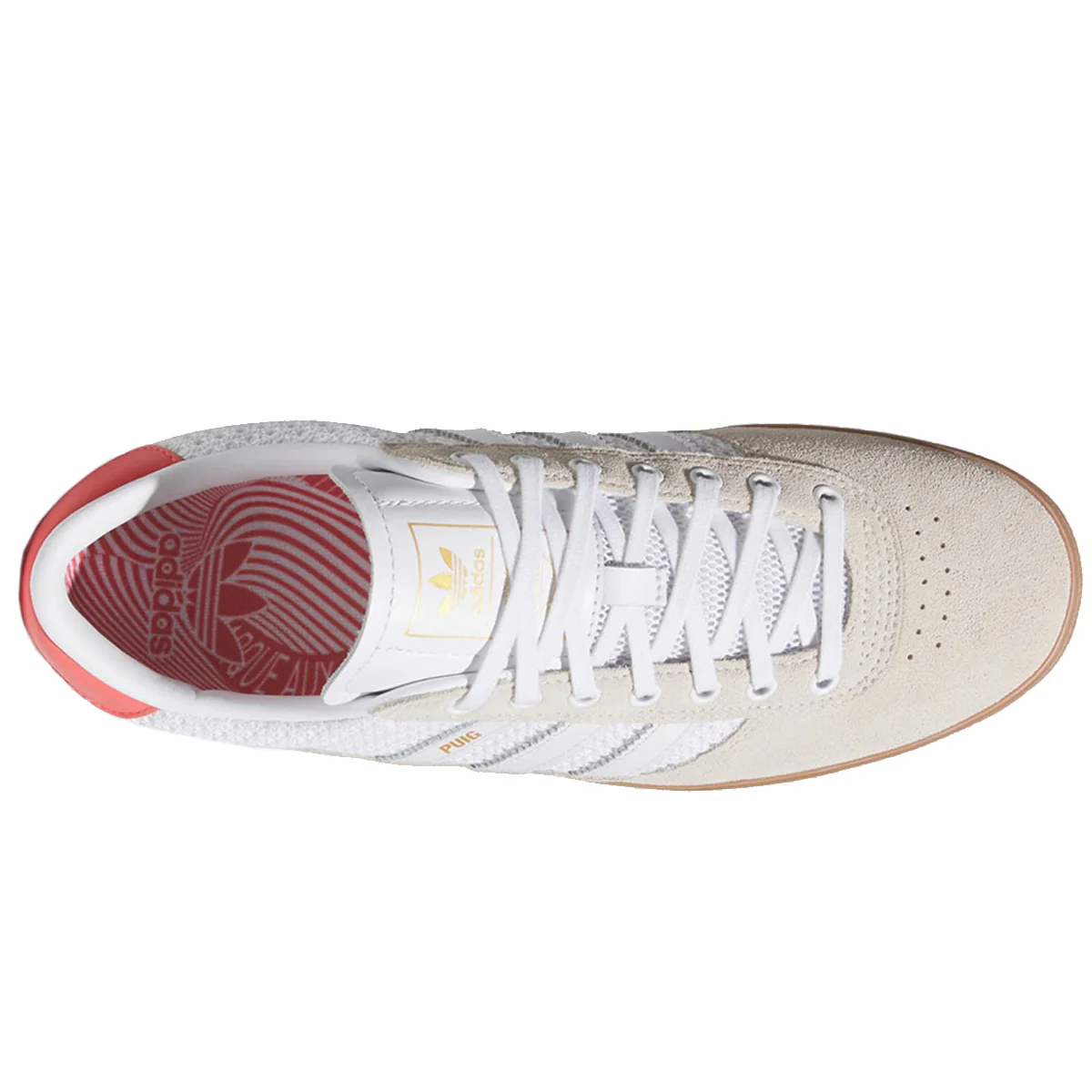 Adidas Puig Indoor - Off White/White - Image 4