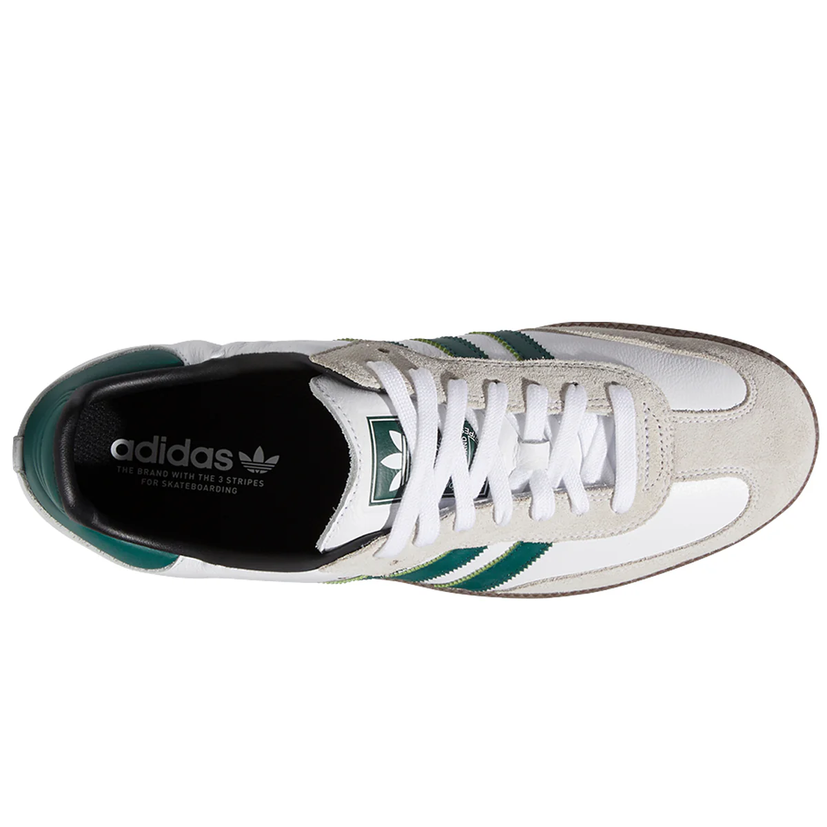 Adidas Samba ADV - White/Hunter Green/Gum - Image 4