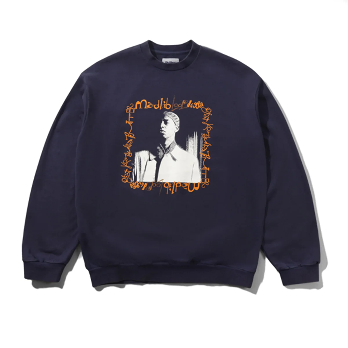 Butter Goods x Madlib Loop Digga Crew - Washed Navy