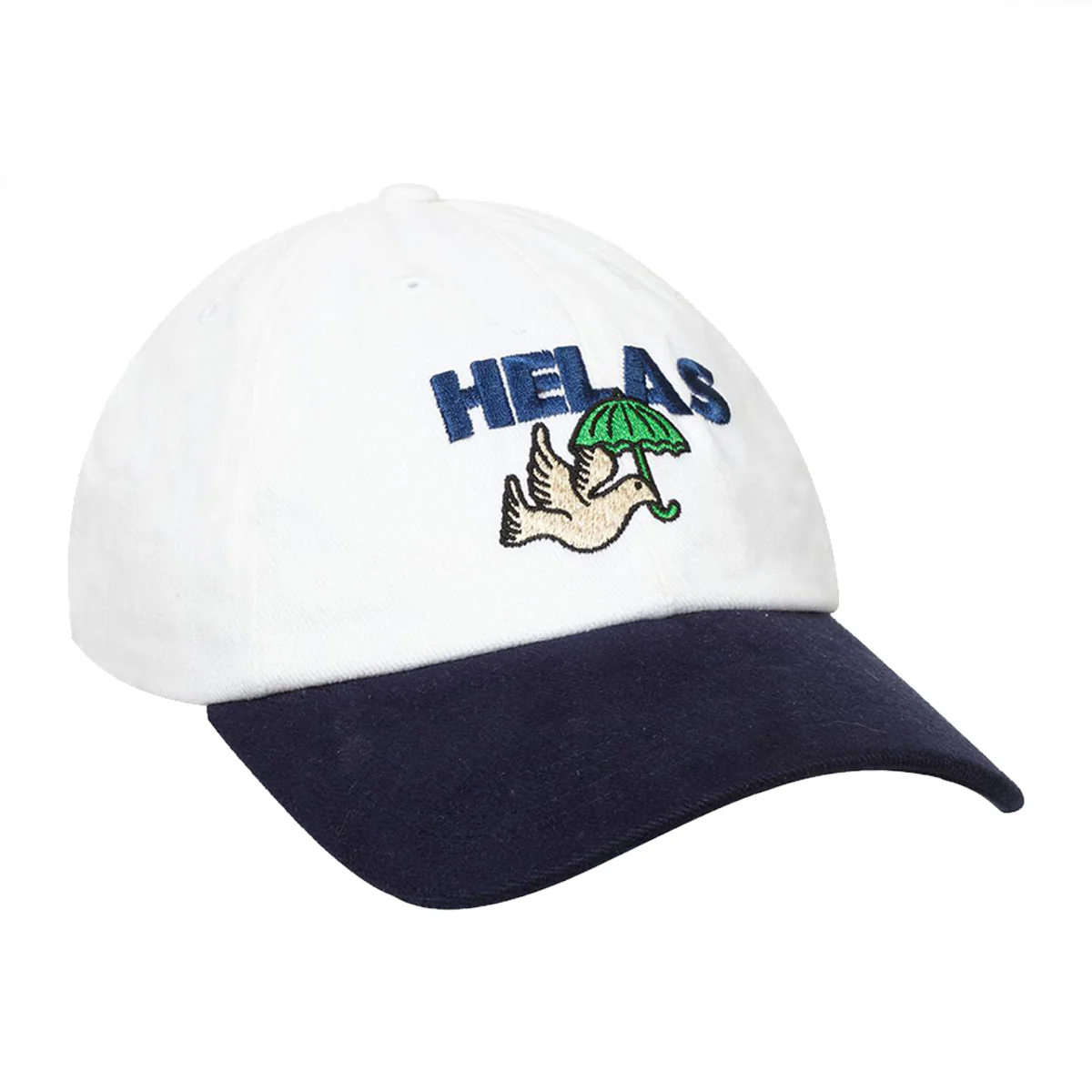 Hélas Liberte 6 Panel Cap - White/Navy