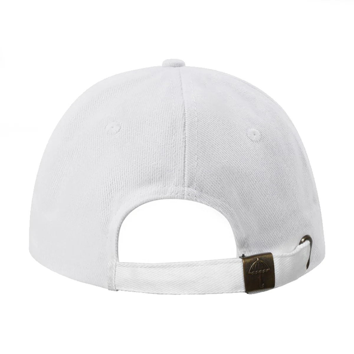 Hélas Liberte 6 Panel Cap - White/Navy - Image 2