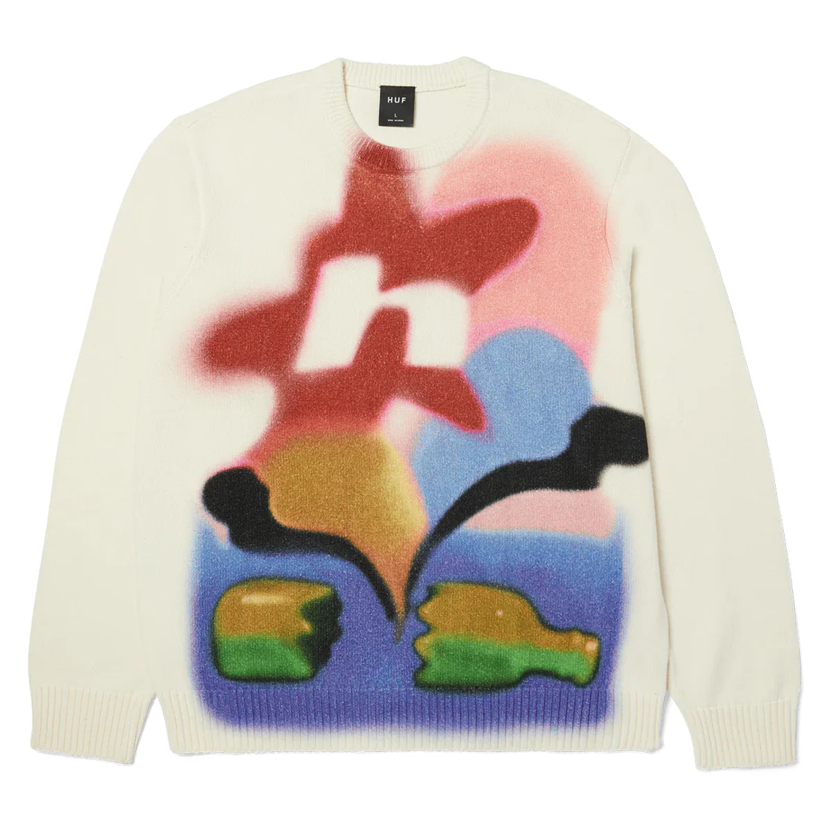 HUF Soft Focus Crewneck Sweater - Multi