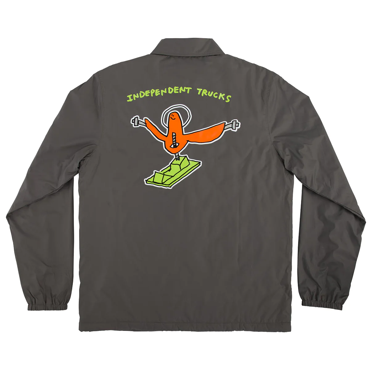 Independent Gonz Hanger Windbreaker Jacket - Charcoal - Image 2