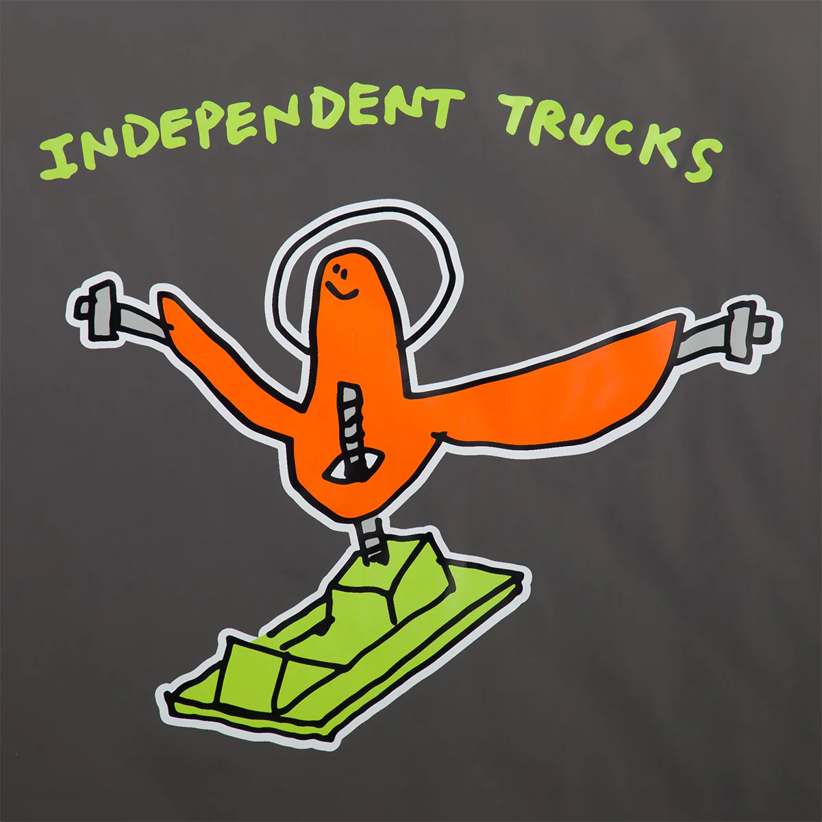 Independent Gonz Hanger Windbreaker Jacket - Charcoal - Image 3