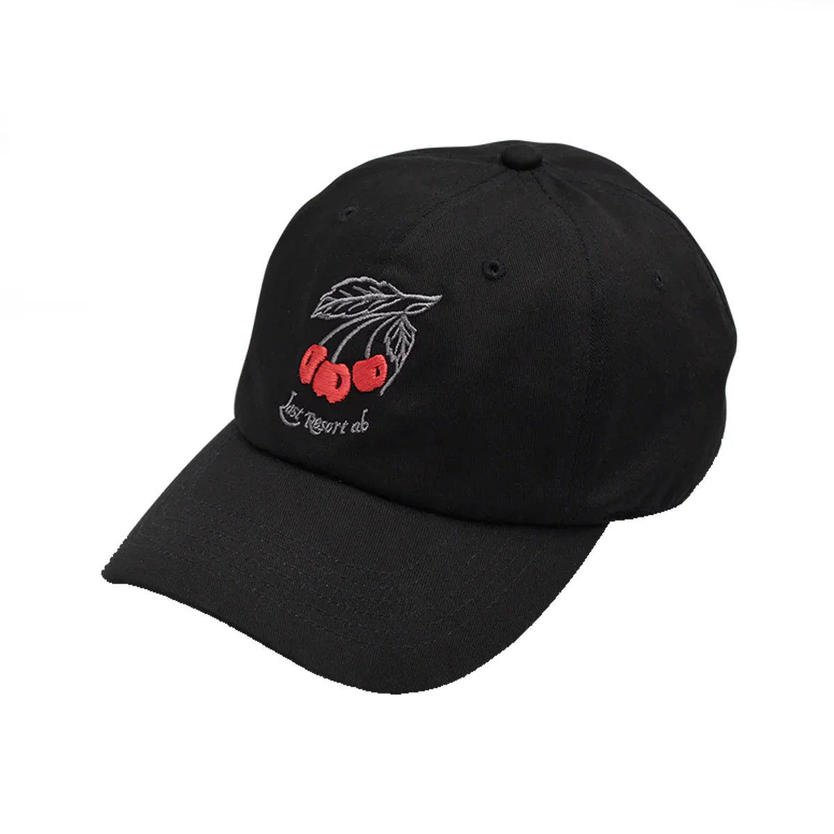 Last Resort Cherries Strap Back - Black