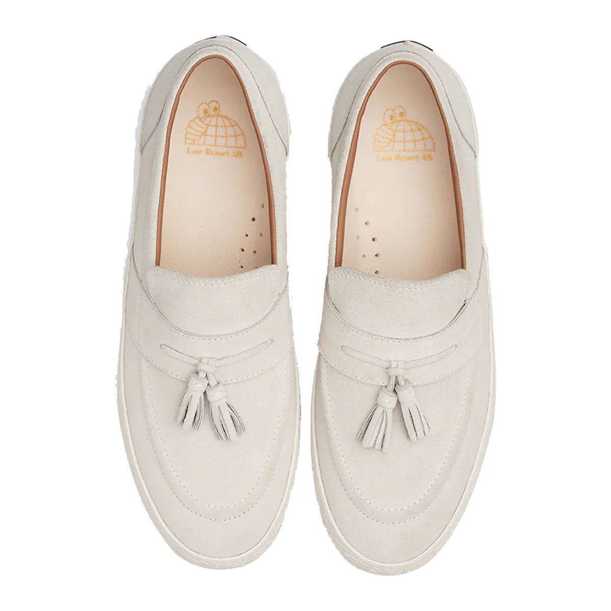 Last Resort - VM005 Loafer Suede White/White - Image 3