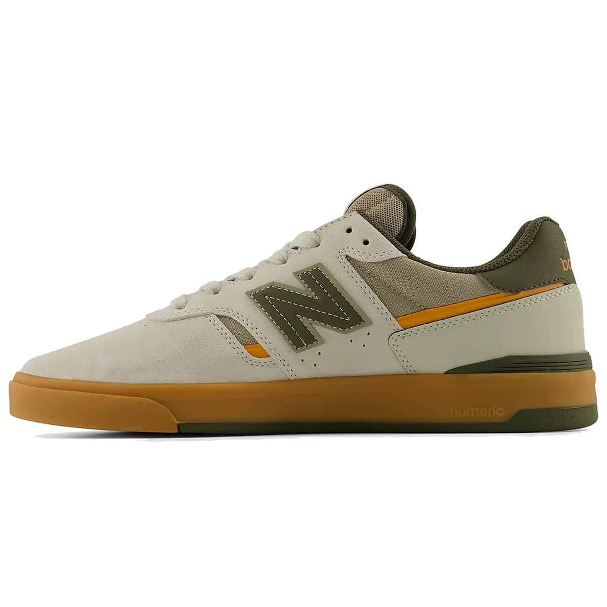 New Balance 306 Cup Sole - Grey/Army Green - Image 3
