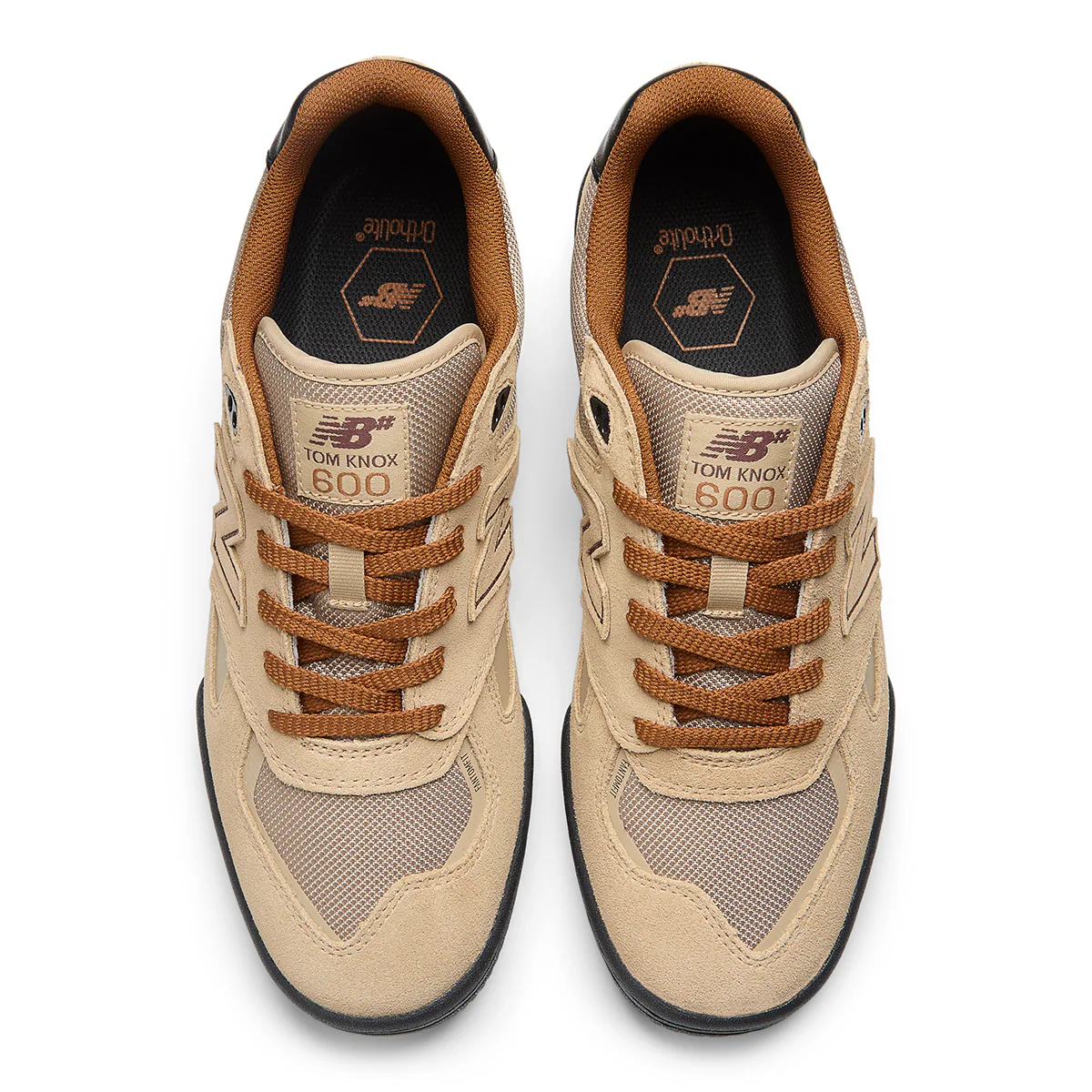 New Balance 600 Tom Knox - Tan/Black - Image 4