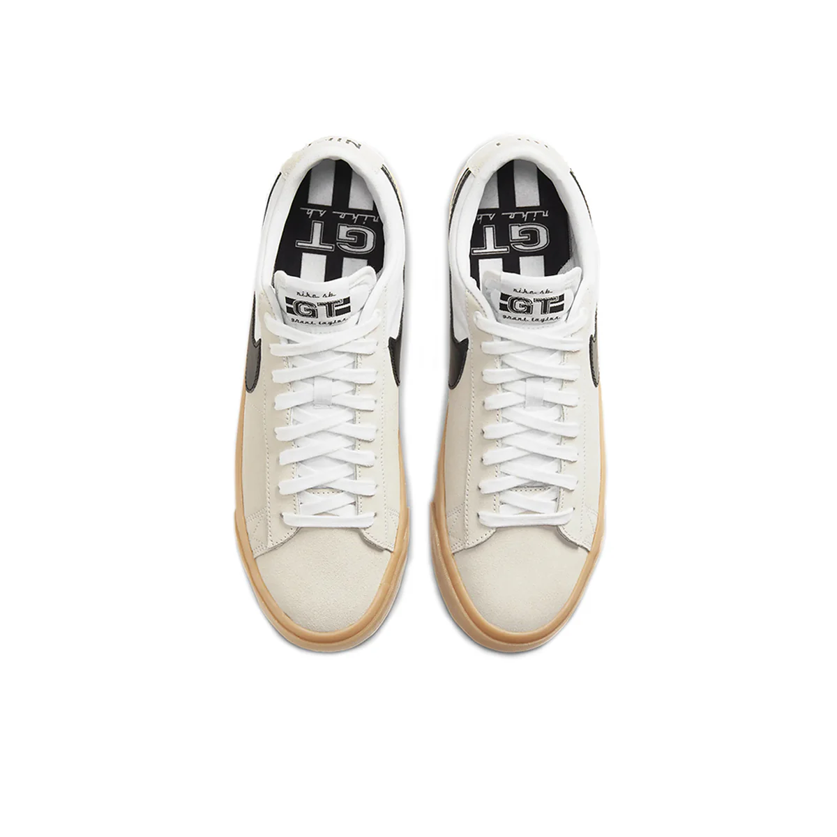 Nike SB Blazer Low Pro GT - White/Black - Image 3