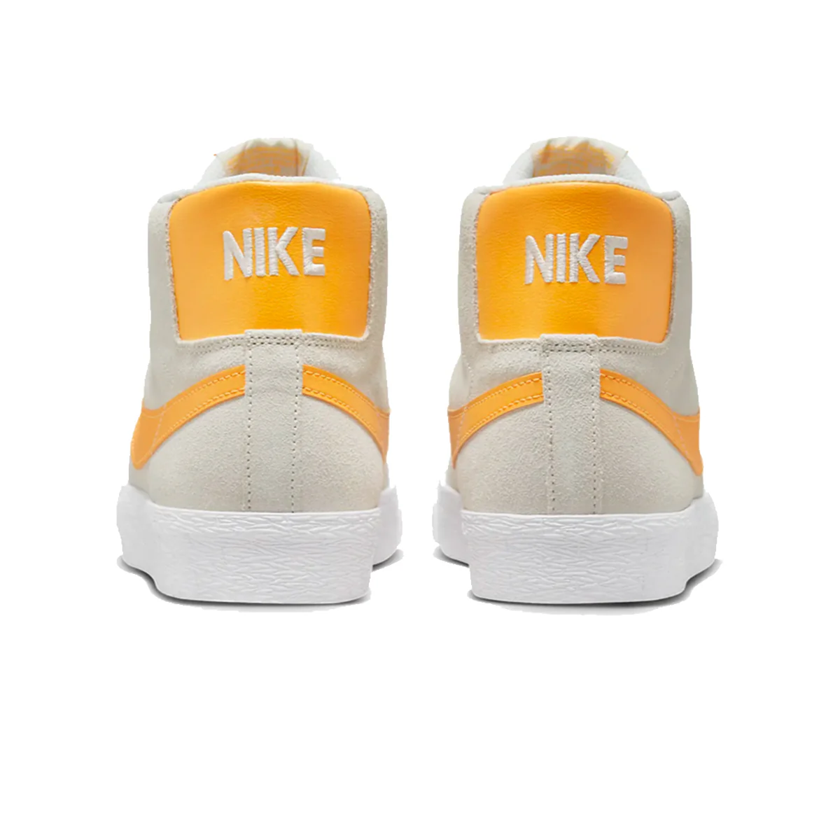 Nike SB Blazer Mid - Summit White/Lazer Orange - Image 4
