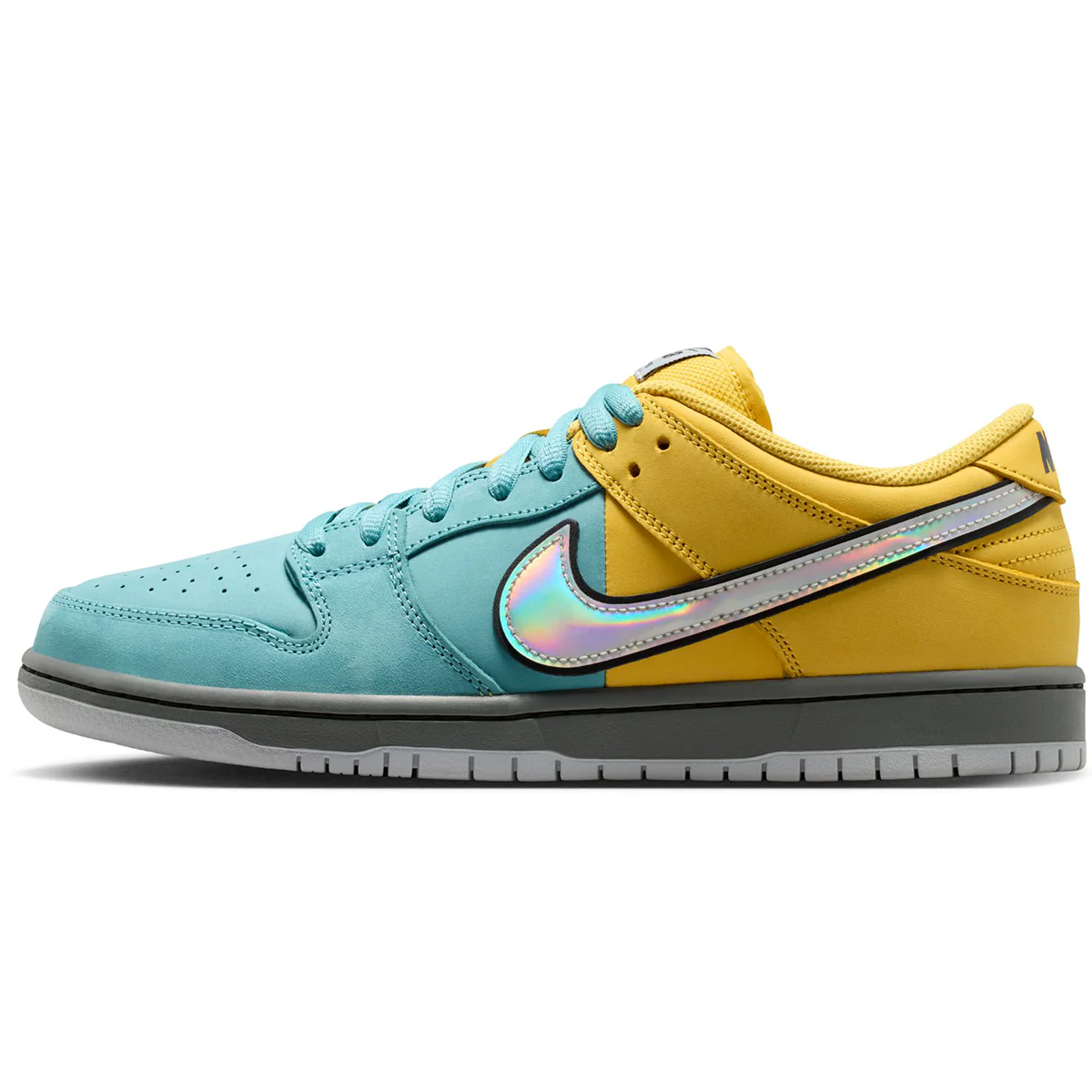 Nike SB Dunk Low "Muni Pass" - Wolf Grey/Denim Turq