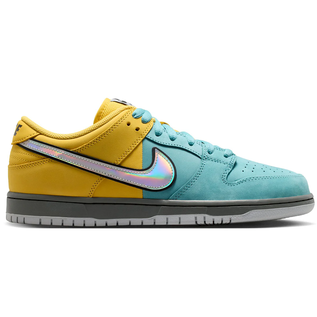 Nike SB Dunk Low "Muni Pass" - Wolf Grey/Denim Turq - Image 3