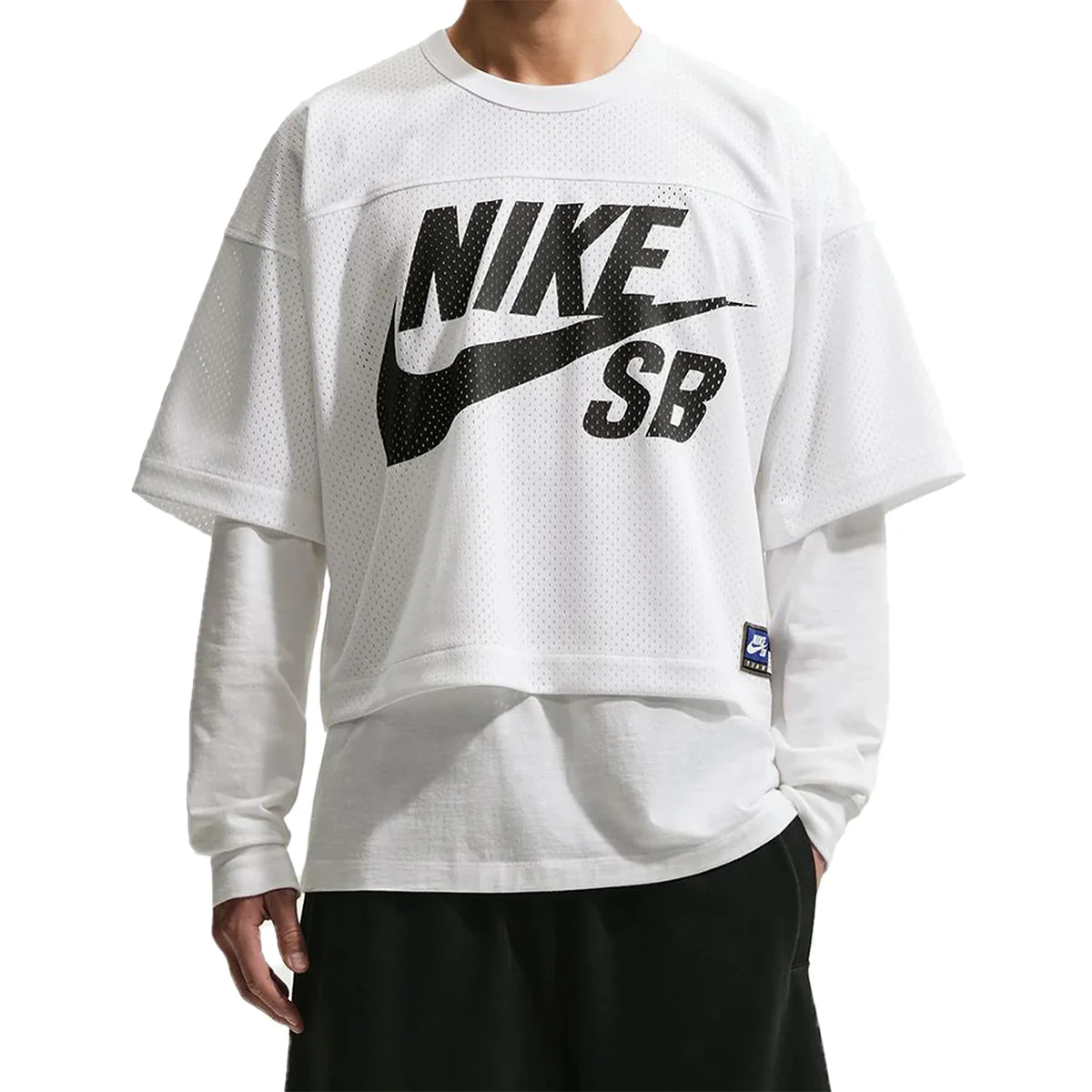 Nike SB GFX Mesh Football Jersey - White