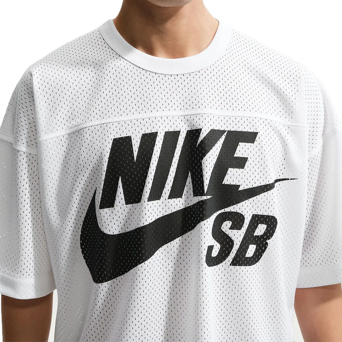 Nike SB GFX Mesh Football Jersey - White - Image 2