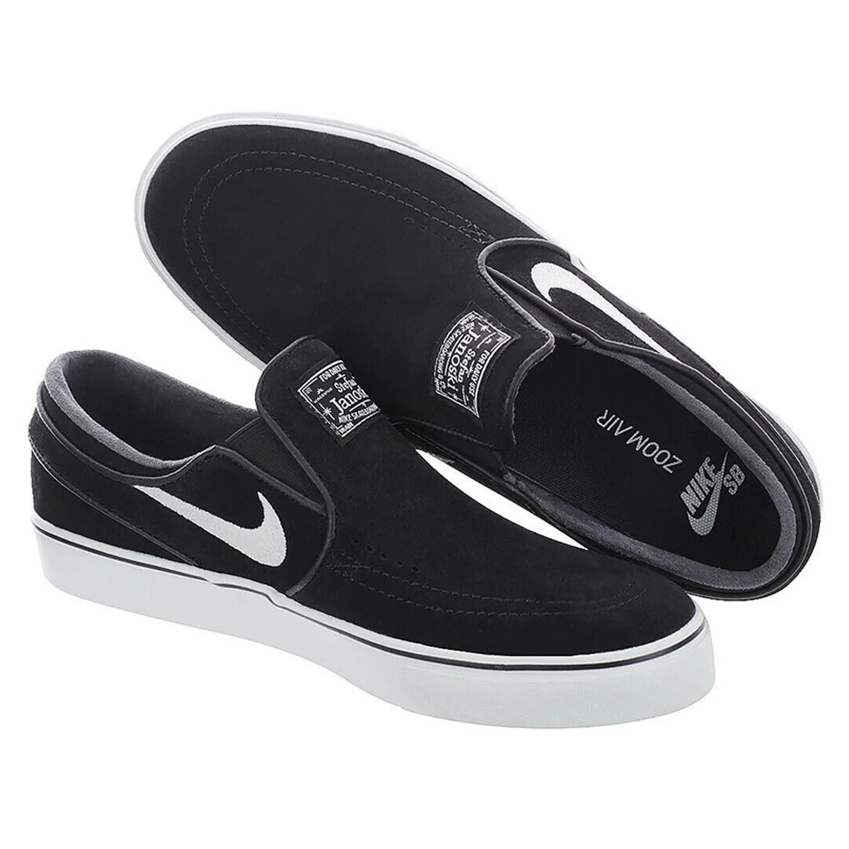 Nike SB Janoski OG+ Slip - Black/White - Image 3