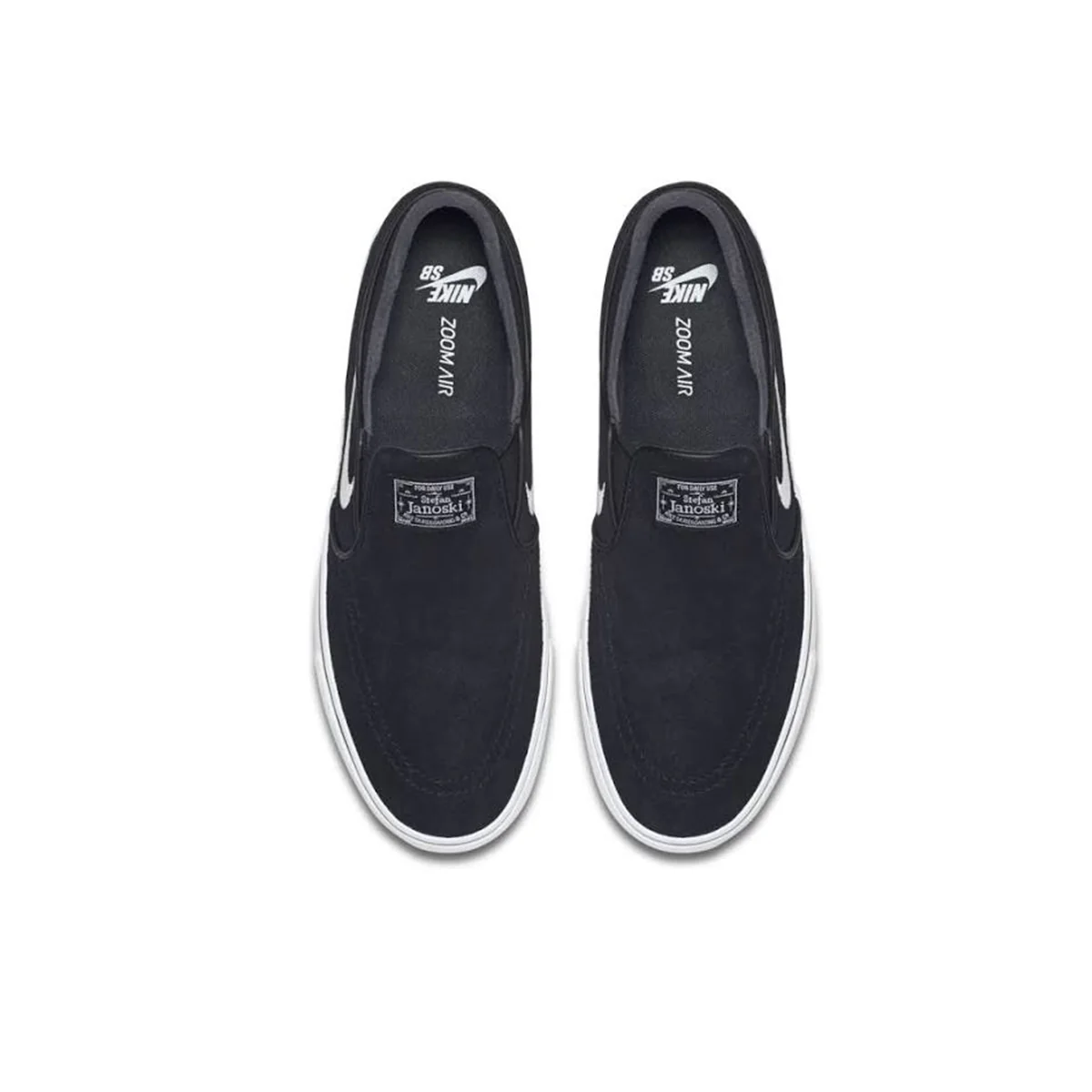 Nike SB Janoski OG+ Slip - Black/White - Image 5