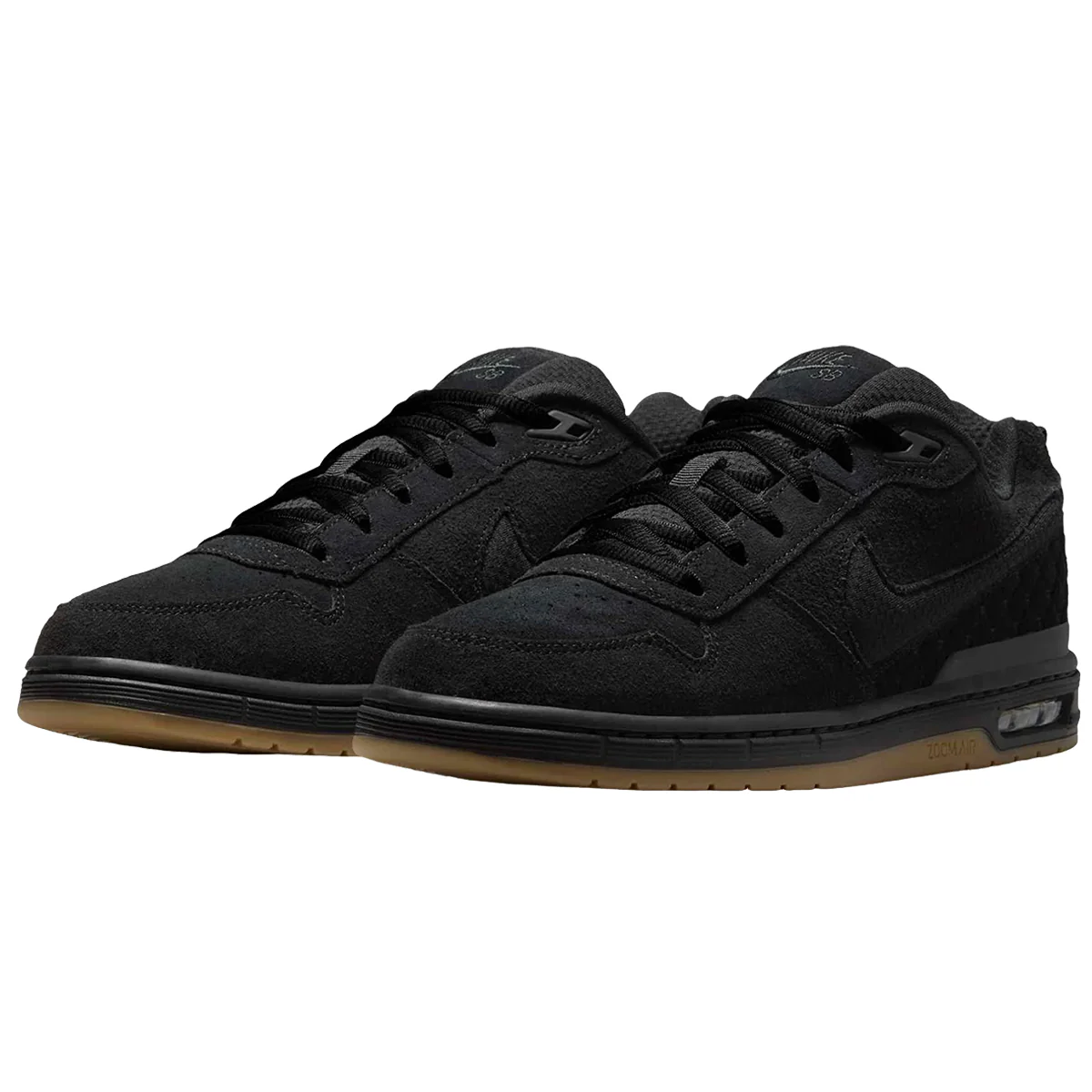 Nike SB Paul Rodriguez 1 Low - Black/Gum - Image 2
