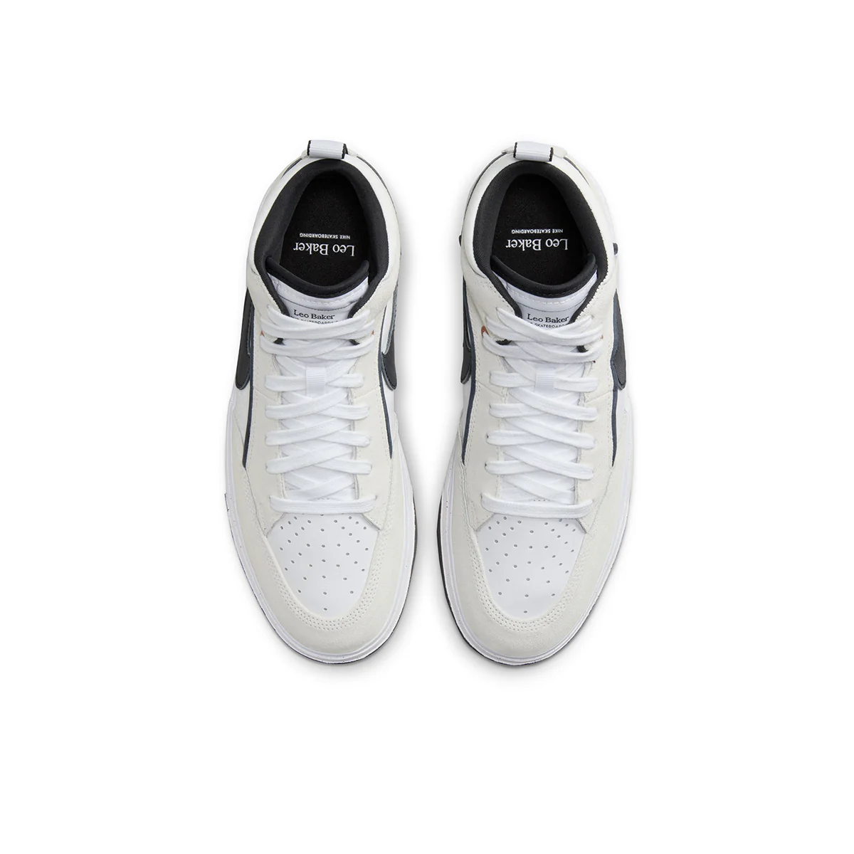 Nike SB React Leo - White/Black - Image 4