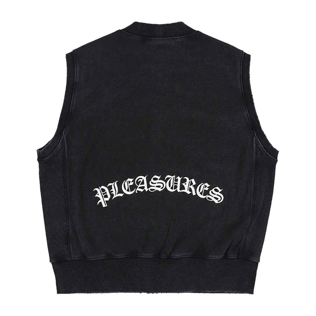 Pleasures Neural Zip Vest - Faded Black