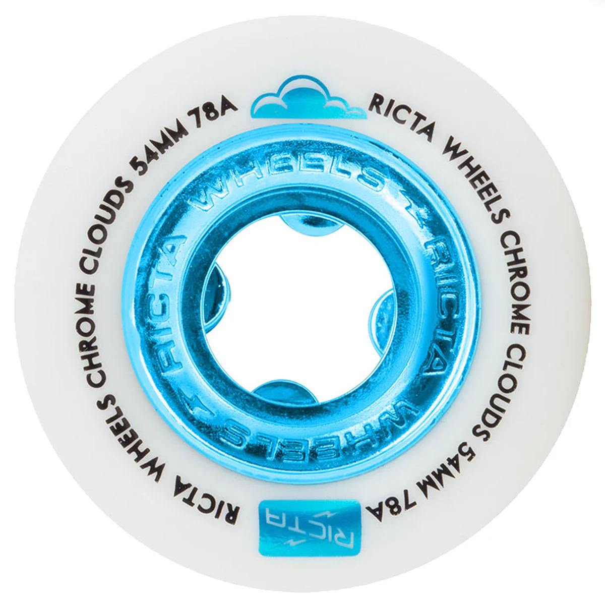 Ricta Chrome Cloud Wheels 78a 54mm