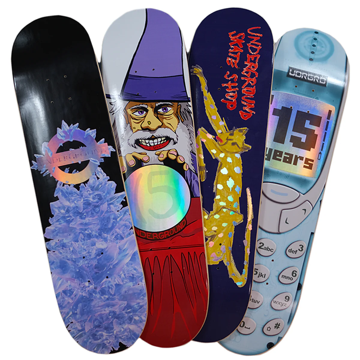Underground 15 Year Crystal Logo Deck - Image 3