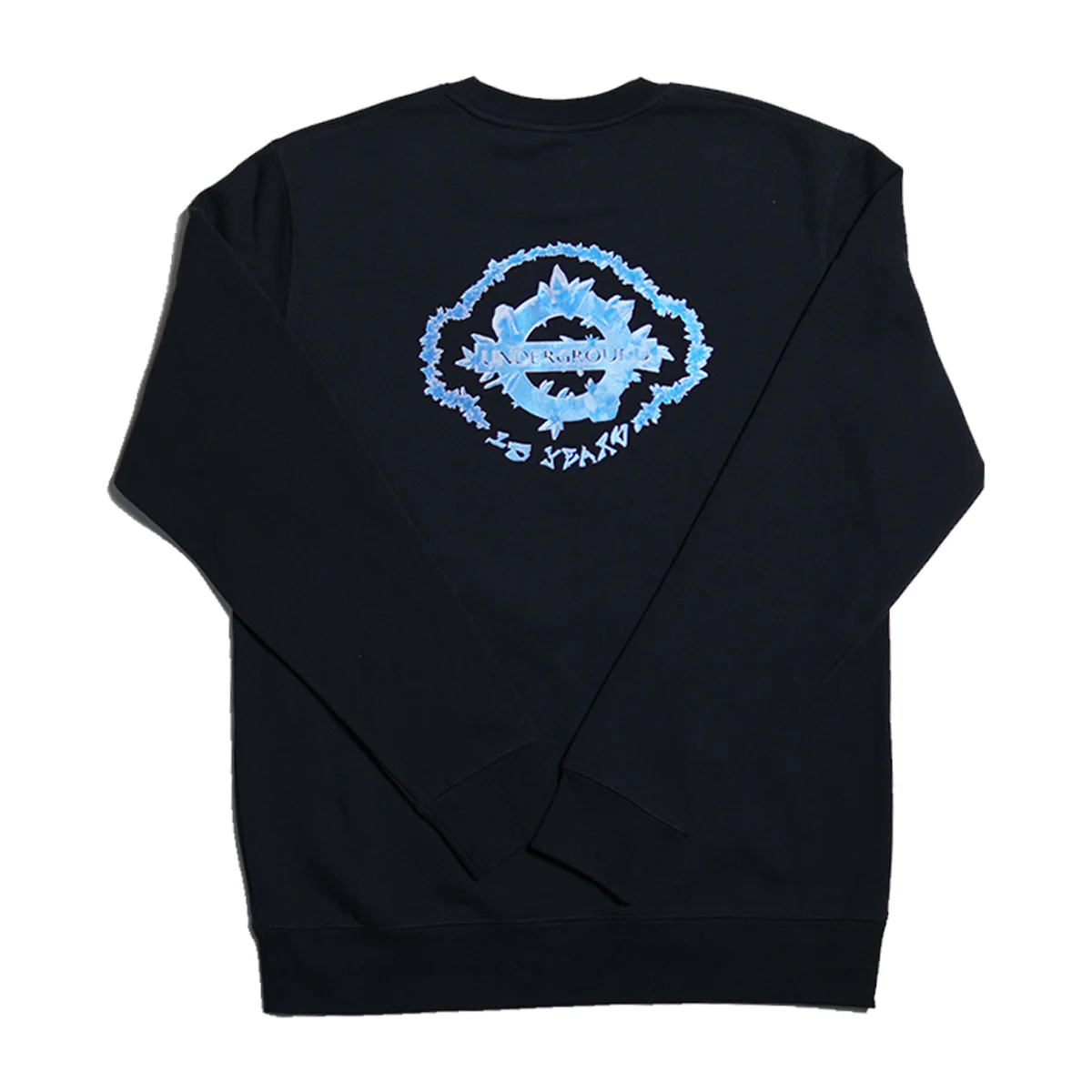 Underground 15 Year Logo Crystals Crew - Navy - Image 2