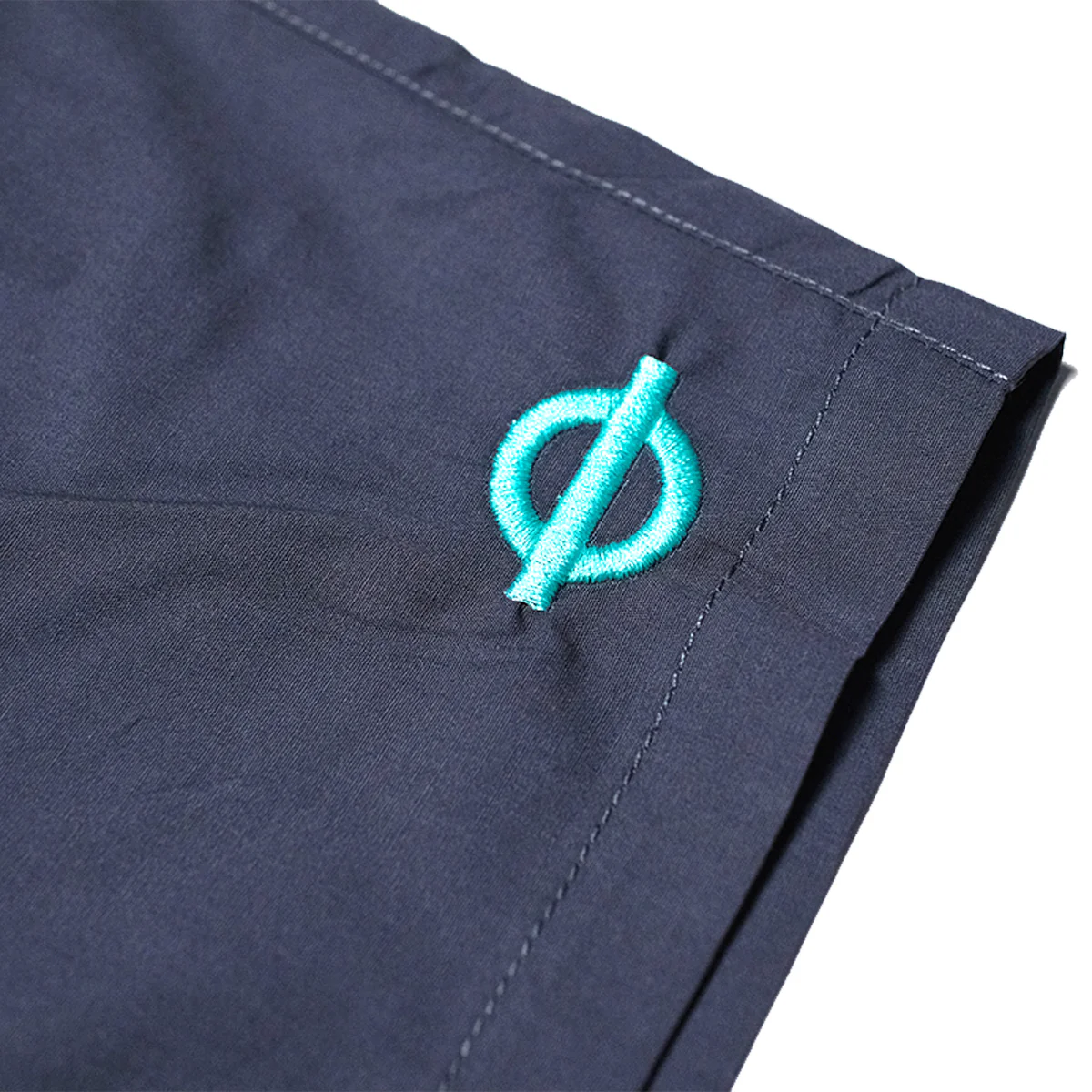 Underground Beach Logo Shorts - Petrol Blue - Image 2