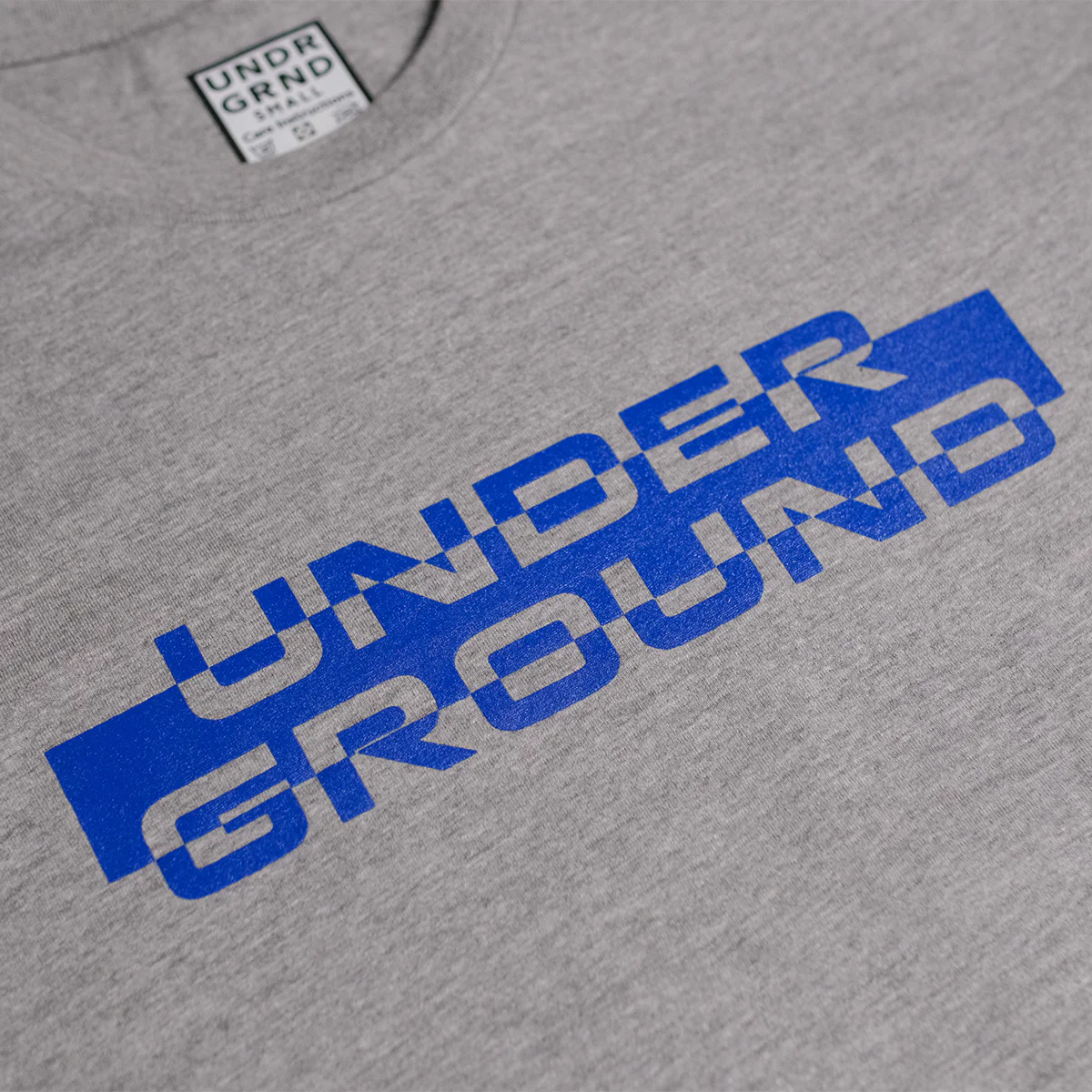 Underground "Block" T-Shirt - Heather Grey - Image 2