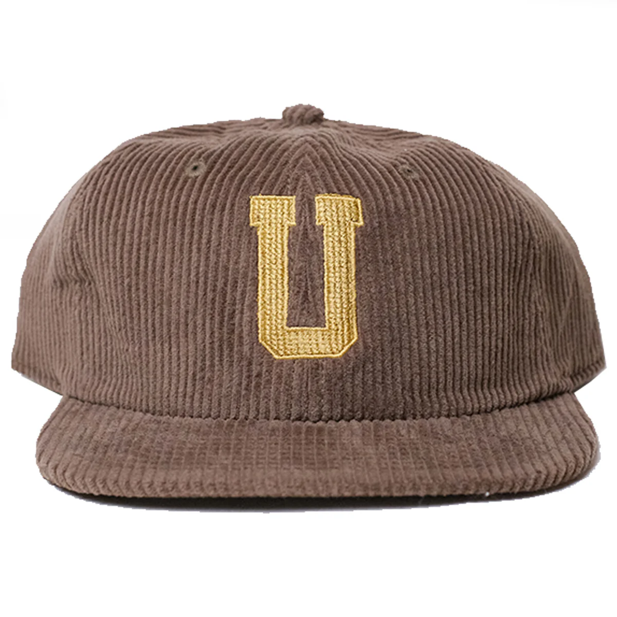Underground "Chain" Corduroy 6 Panel Hat - Brown