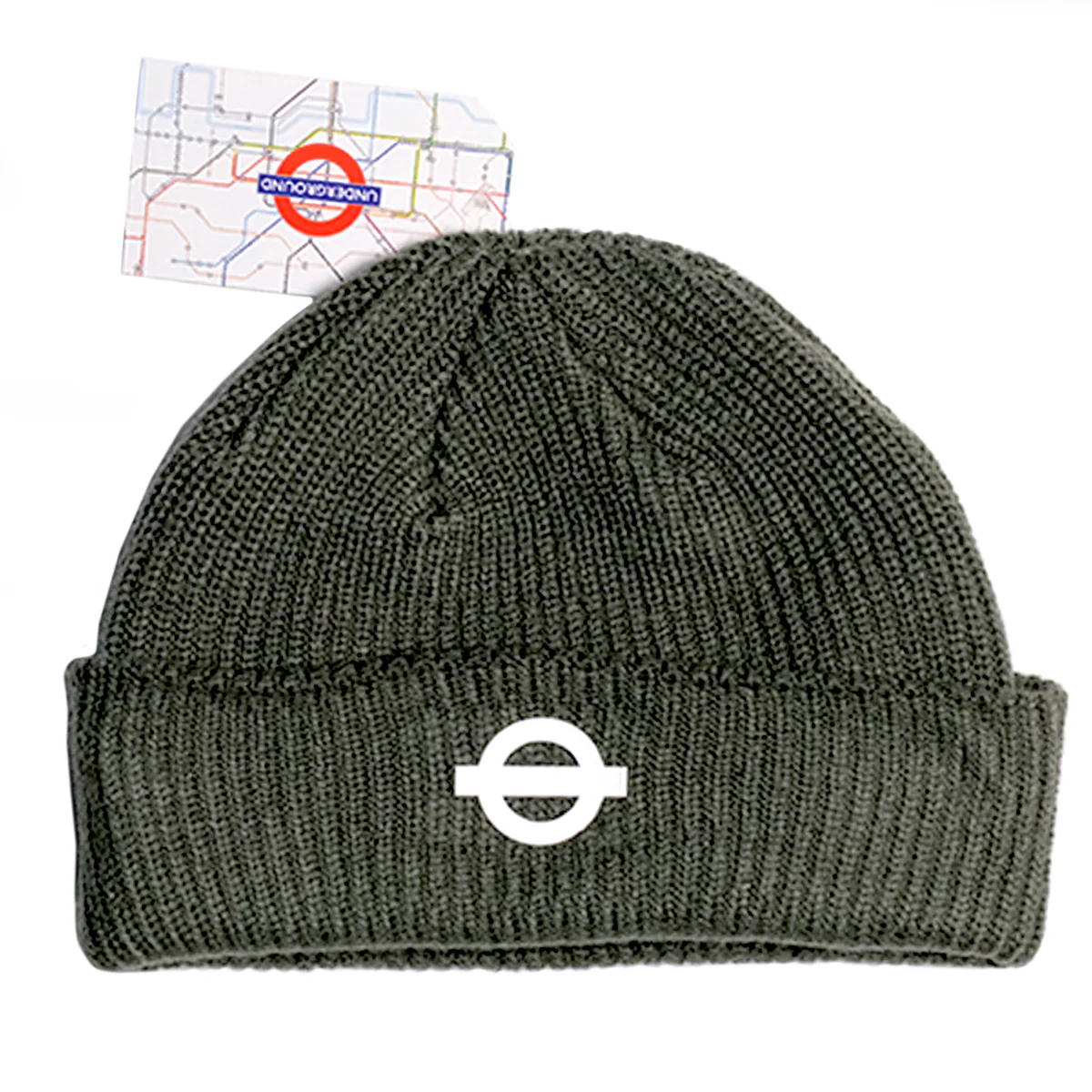 Underground Logo Cable Beanie - Various Colors - Image 4