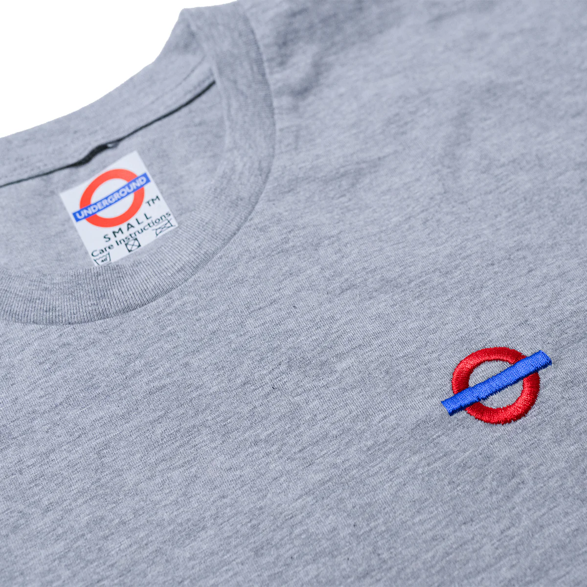 Underground "Roundel" T-Shirt - Heather Grey - Image 2