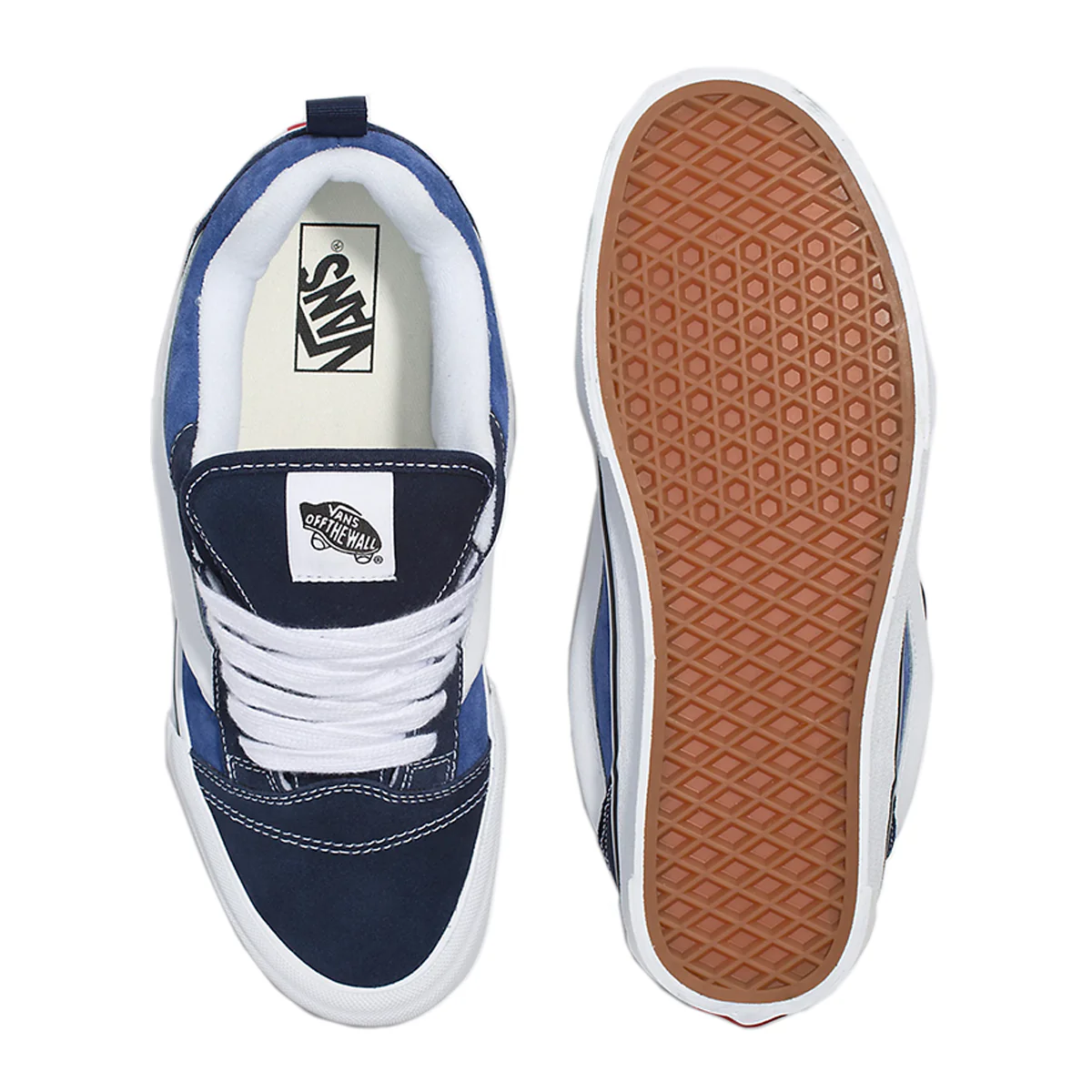 Vans Knu Skool - Navy/White - Image 3