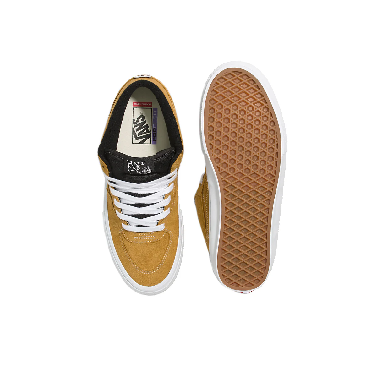 Vans Skate Half Cab - Gold/White - Image 3